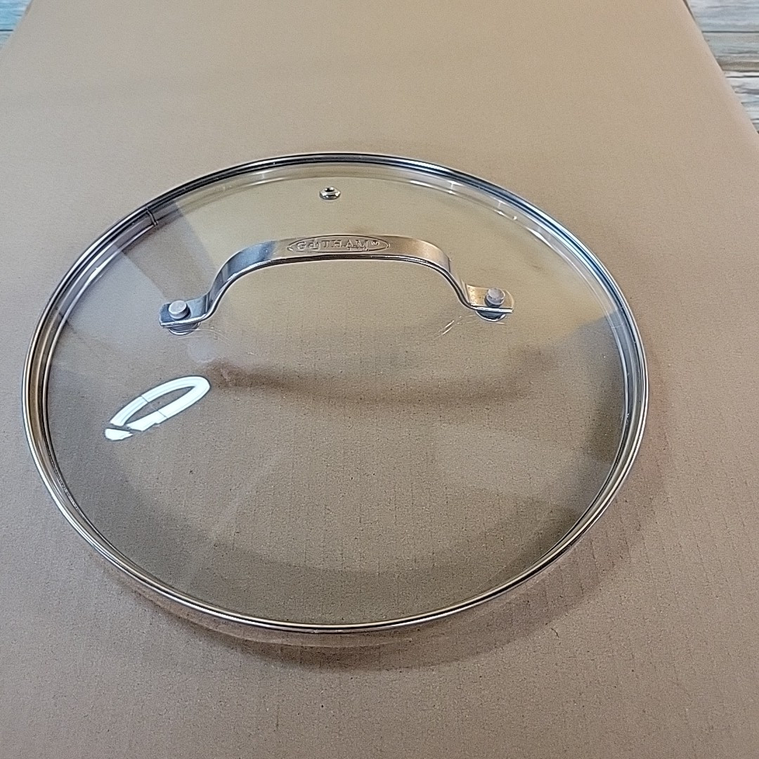 Gotham Steel Glass Round Replacement Lid for Pot Pan Skillet 9 3/8″ Inside