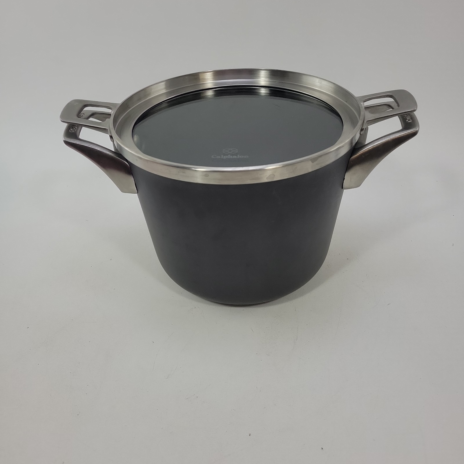 Calphalon Premier Space Saving Hard-Anodized Nonstick 4.5 Qt Soup Pot with Lid