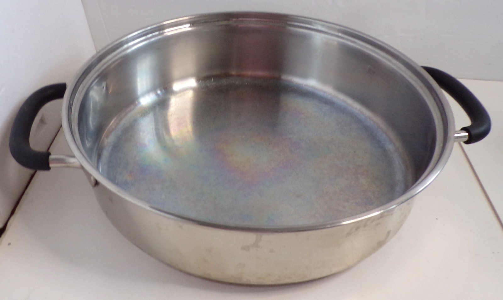 TRAMOTINA 2 Quart Skillet 18/10 Stainless Steel 10″ x 2.75″
