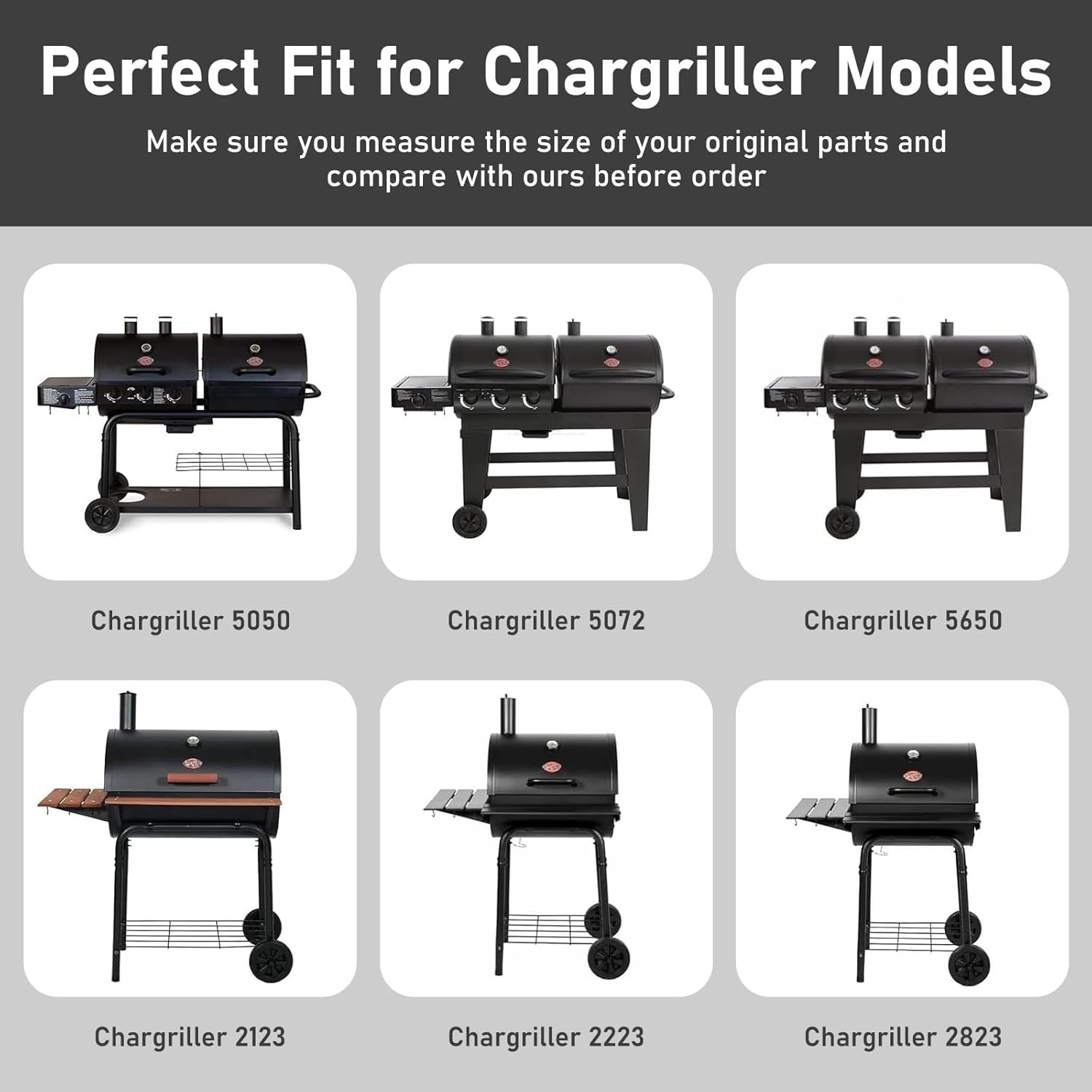 20 Inches Ash Pan Replacement for Chargriller 5050, 5072, 5650, 2123, 2223,…