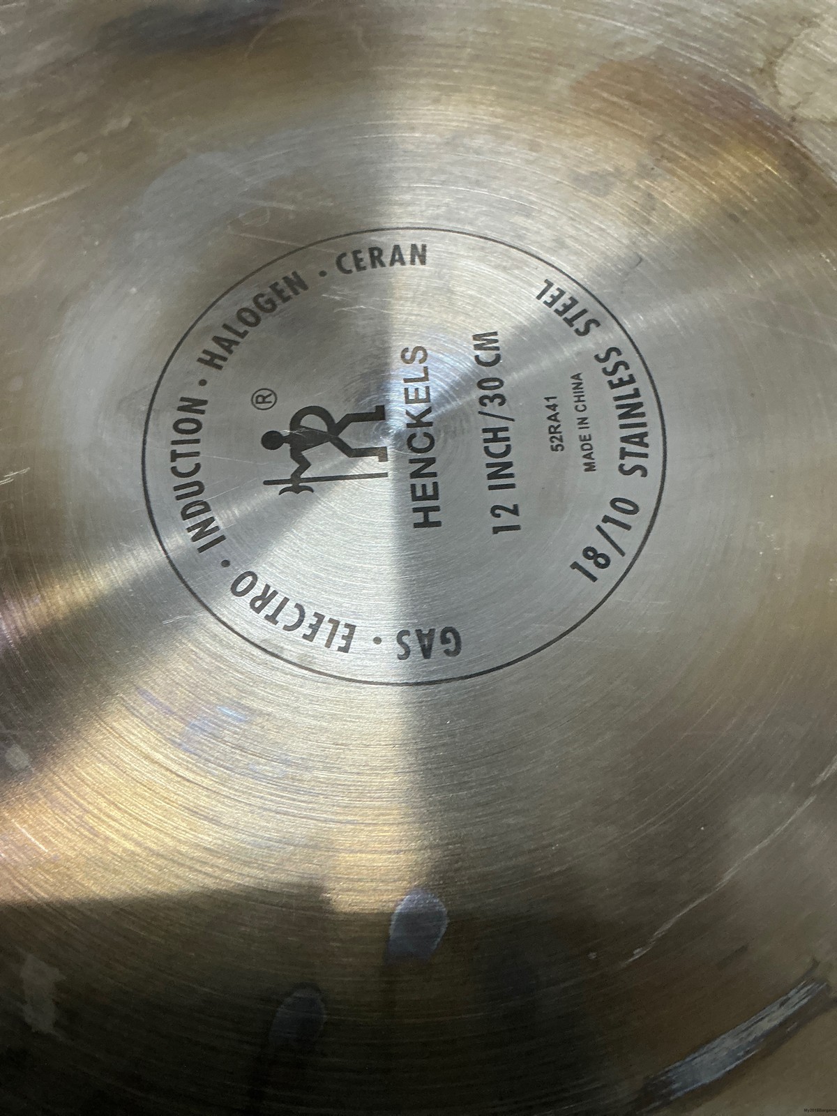 Henckles 12inch/30cm 18/10 Stainless Steel Frying Pan