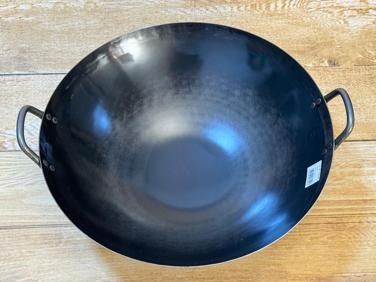 Yamada 36 cm Iron punched two-handed wok thickness 1.2 mm ATY9336
