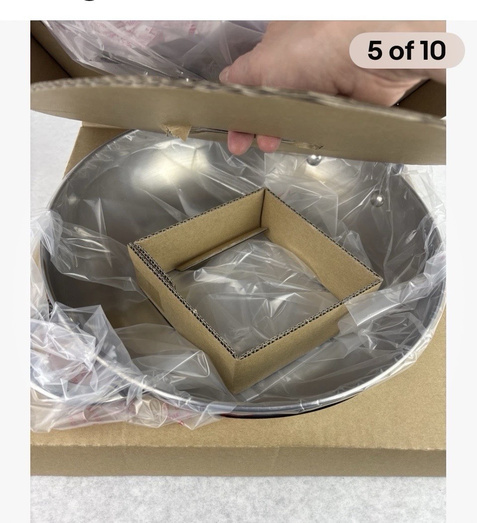 Farberware Millennium 12” SS Everything Pan with Lid, Double Handle New
