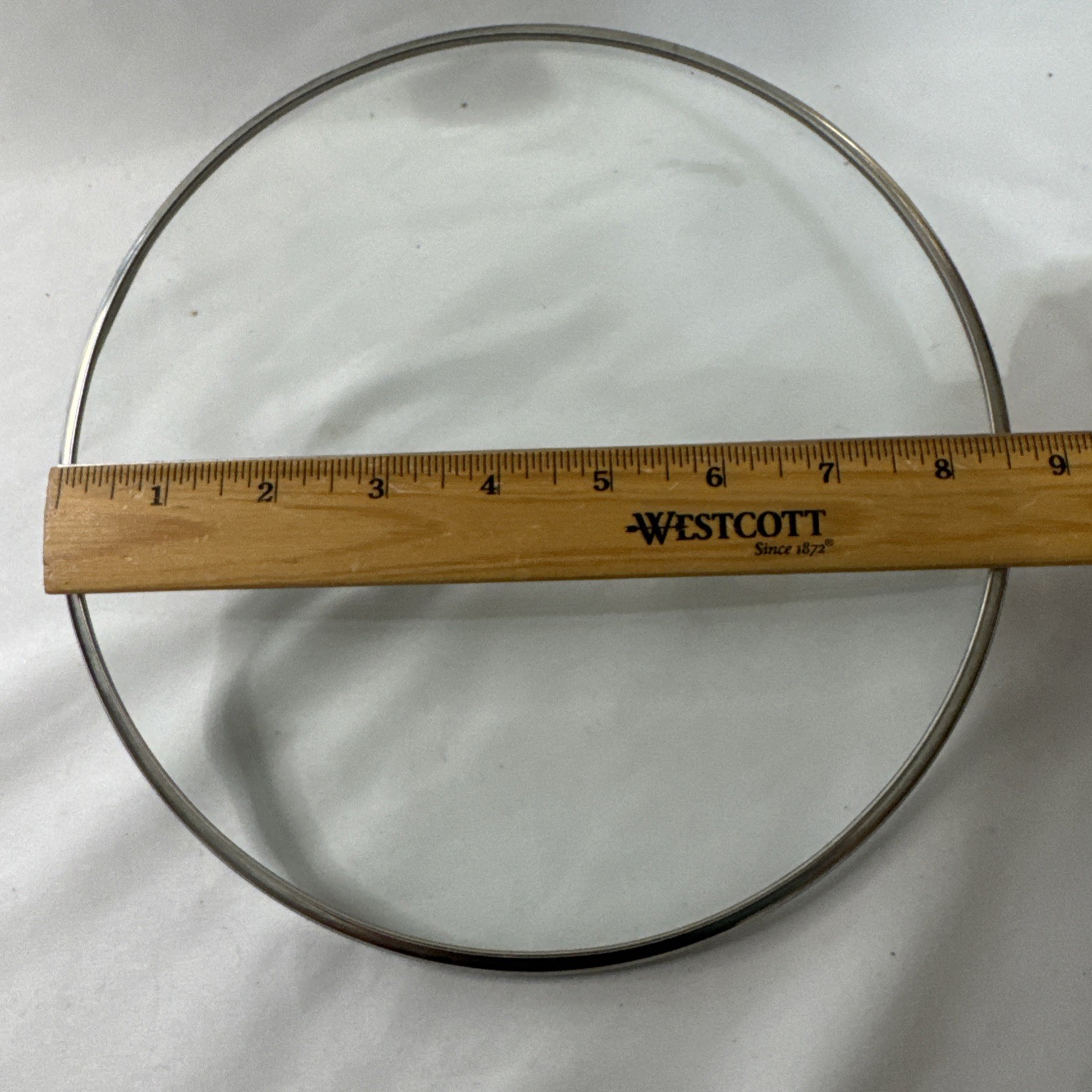 All-Clad Glass Lid 8.5” Inside 9″ Outside Stainless Rim Replacement Pots / Pans