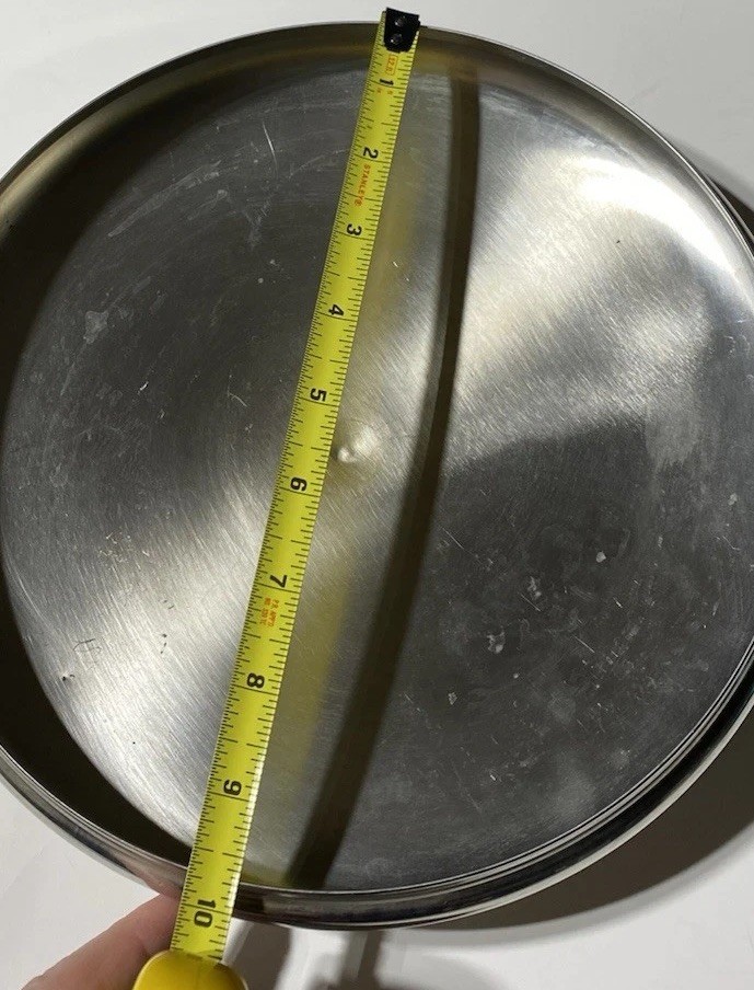 Revere ware vtg 10” replacement lid stainless steel