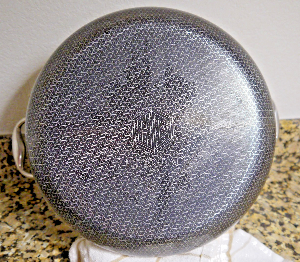 HEXCLAD Non-Stick 8 QUART STOCK POT Pan Cookware 10” F8
