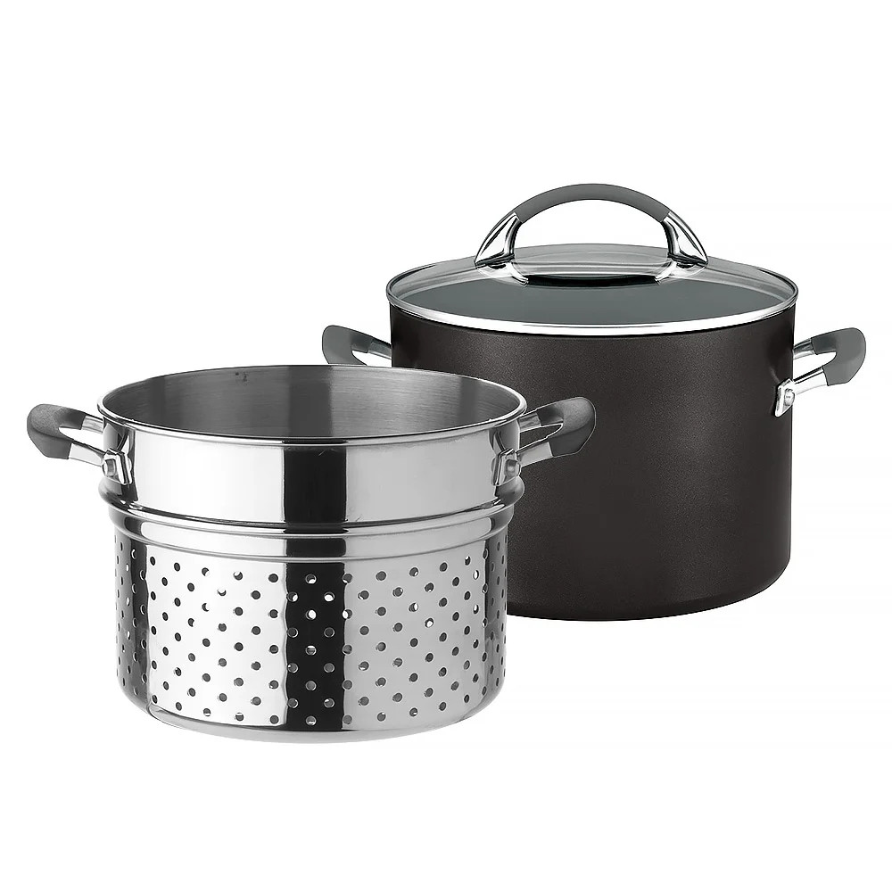 Anolon Endurance+ Stockpot w/Lid & Bonus Insert 24cm/7.6L