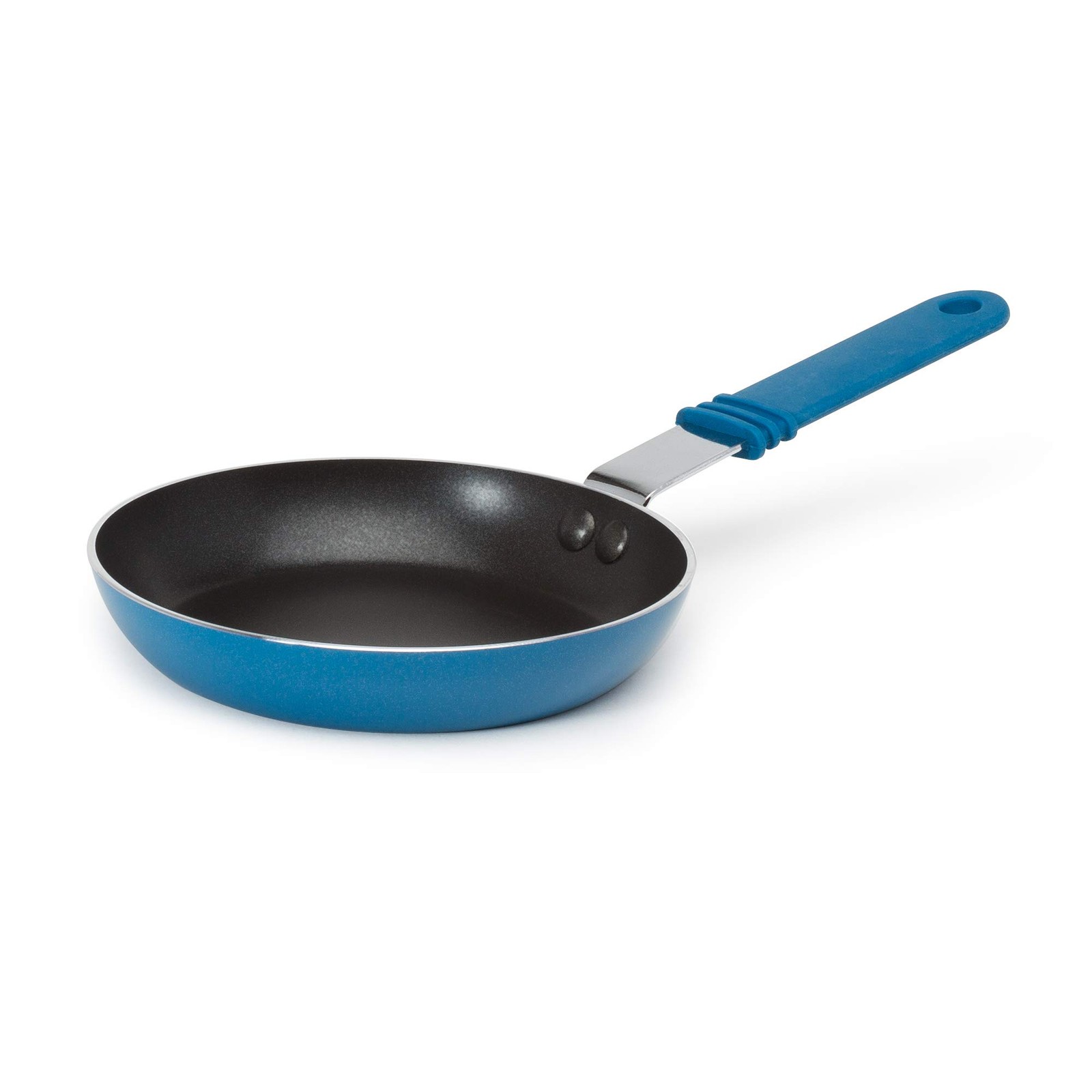 1 PC Kitchen Extras 5.5 Inch Mini Fry Pan Nonstick Small Egg Skillet Blue Tool