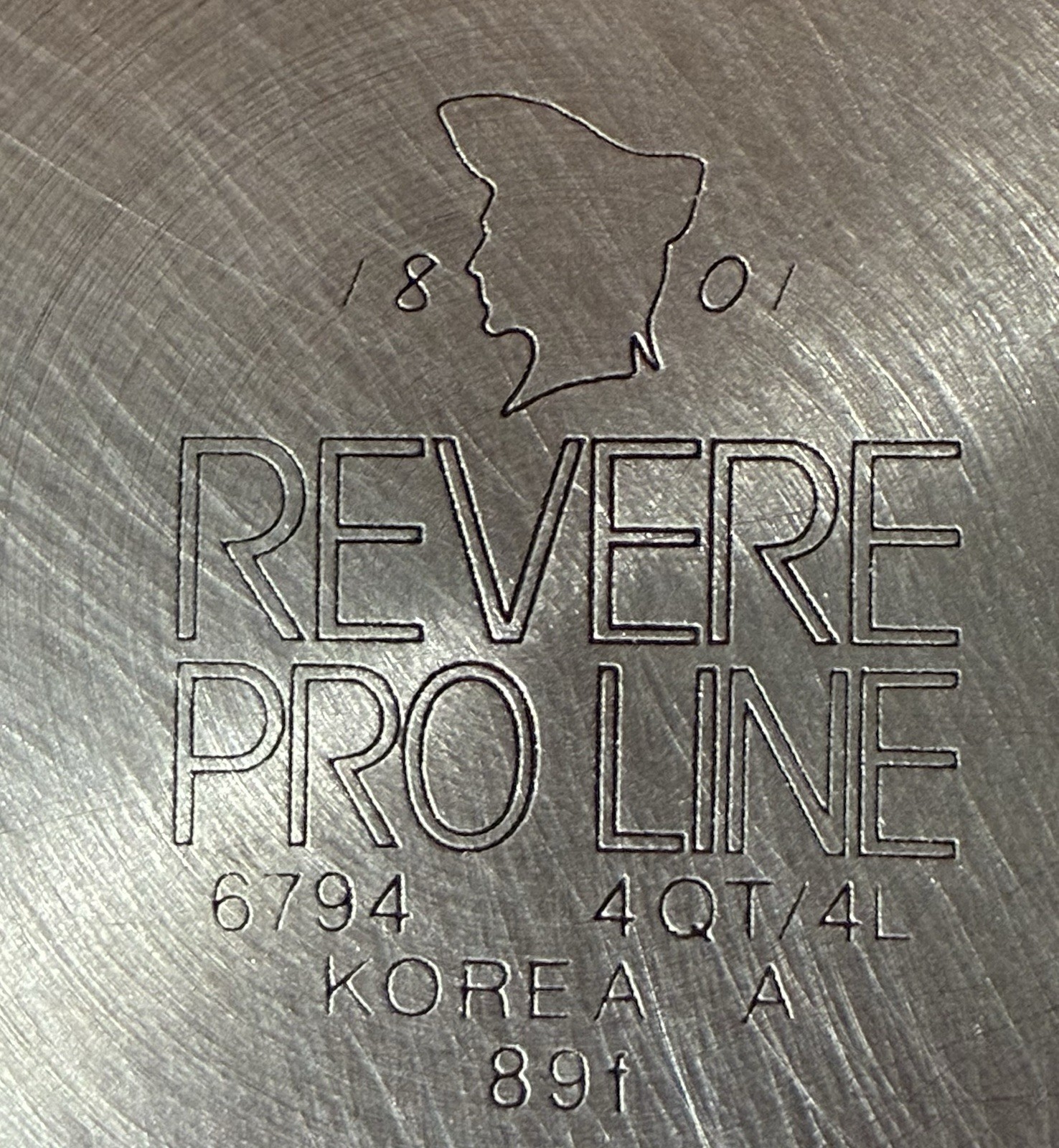 Revere Ware Proline 4 Qt Stockpot Copper Core Stainless Steel Dutch Oven & Lid