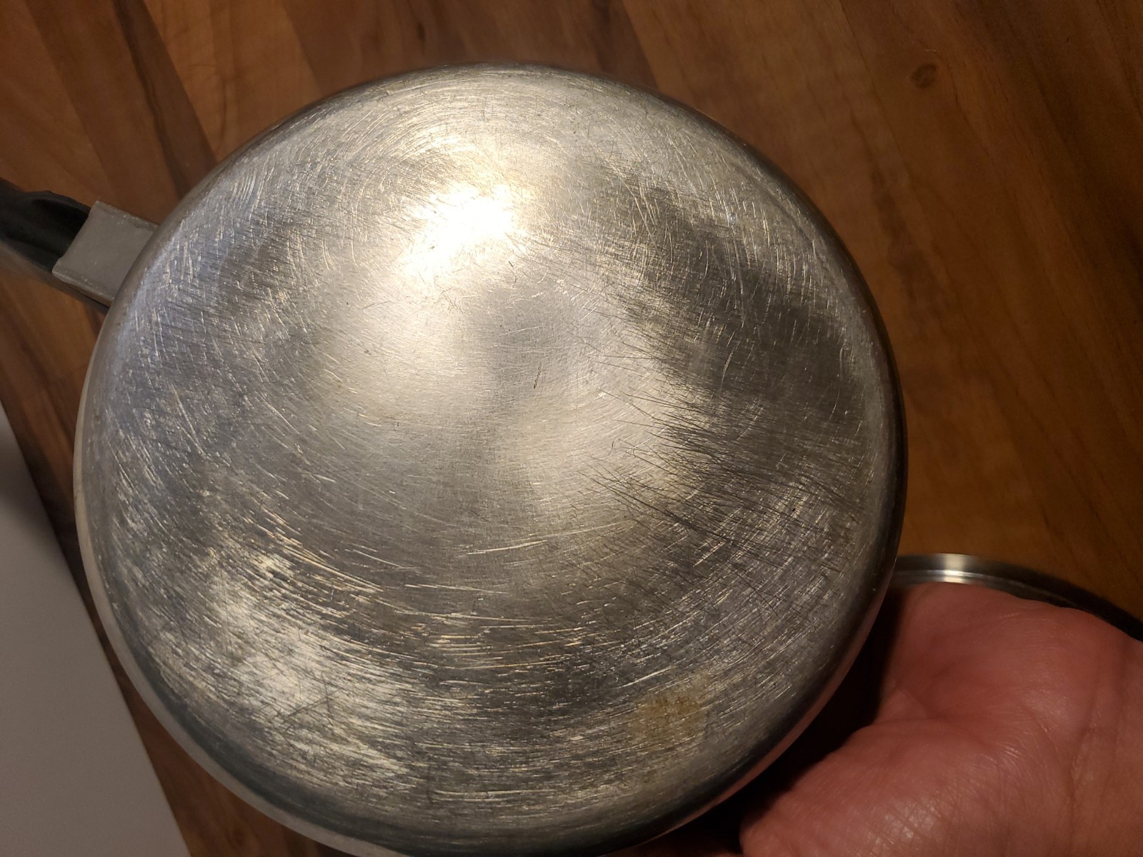 Vintage Colonial Ware Pot Pan 8.5 Inch Stainless Heavy Duty 3 Ply 18-8 USA & Lid