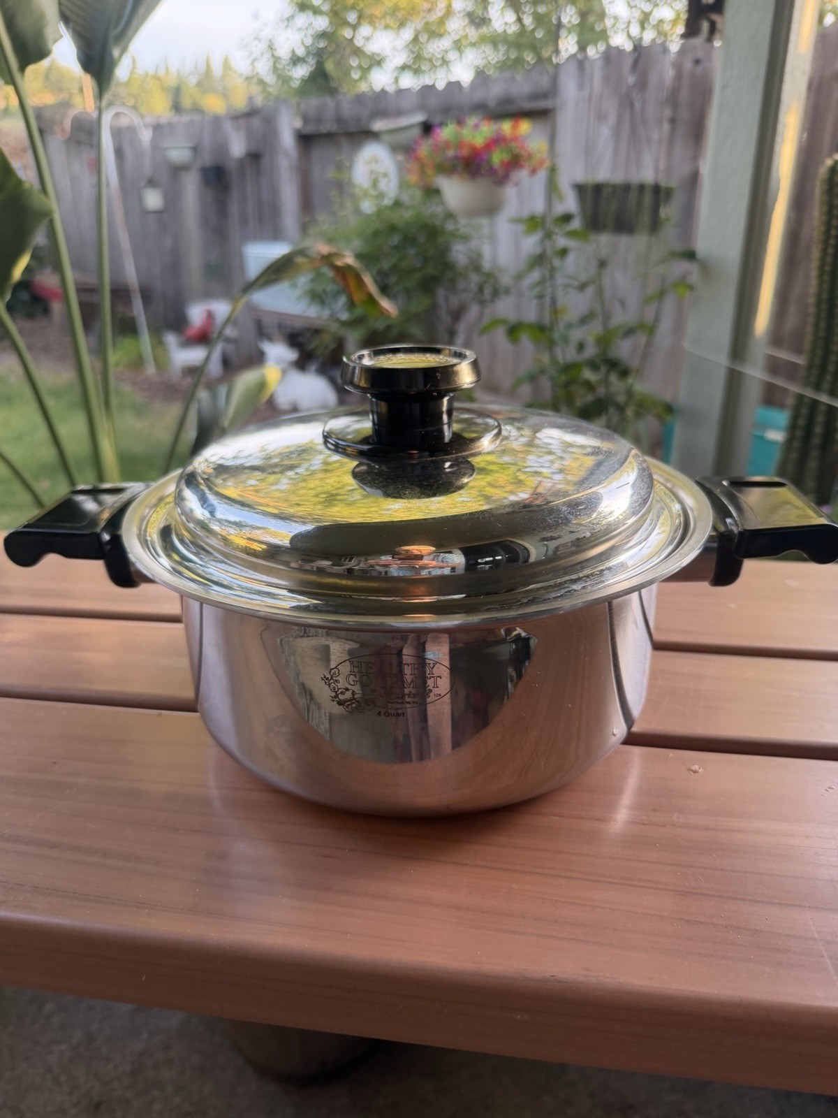 Americraft 4 Qt Quart Stock Pot Dutch Oven Sauce Stainless Steel USA w/ Lid