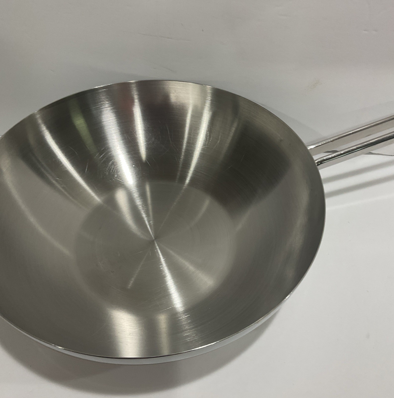 Revere Ware Proline 3 Qt Wok Copper Core Stainless 10.2″ Skillet Frying Pan Lid