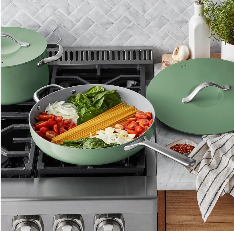 5.5-Quart Modern Ceramic Jumbo Cooker Nonstick All Cooktops Durable