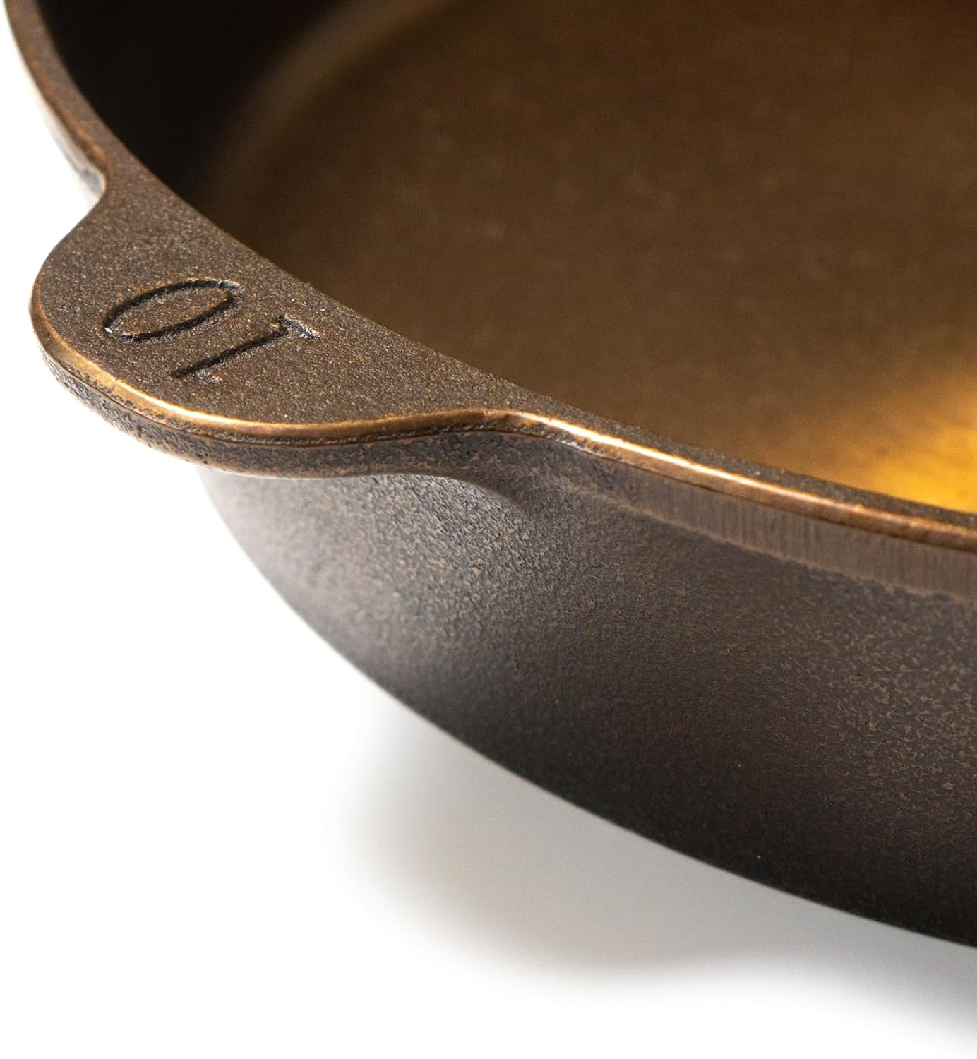 No. 10 Skillet – 11-5/8-Inch Pre-Seasoned Heirloom Pan – Made in USA