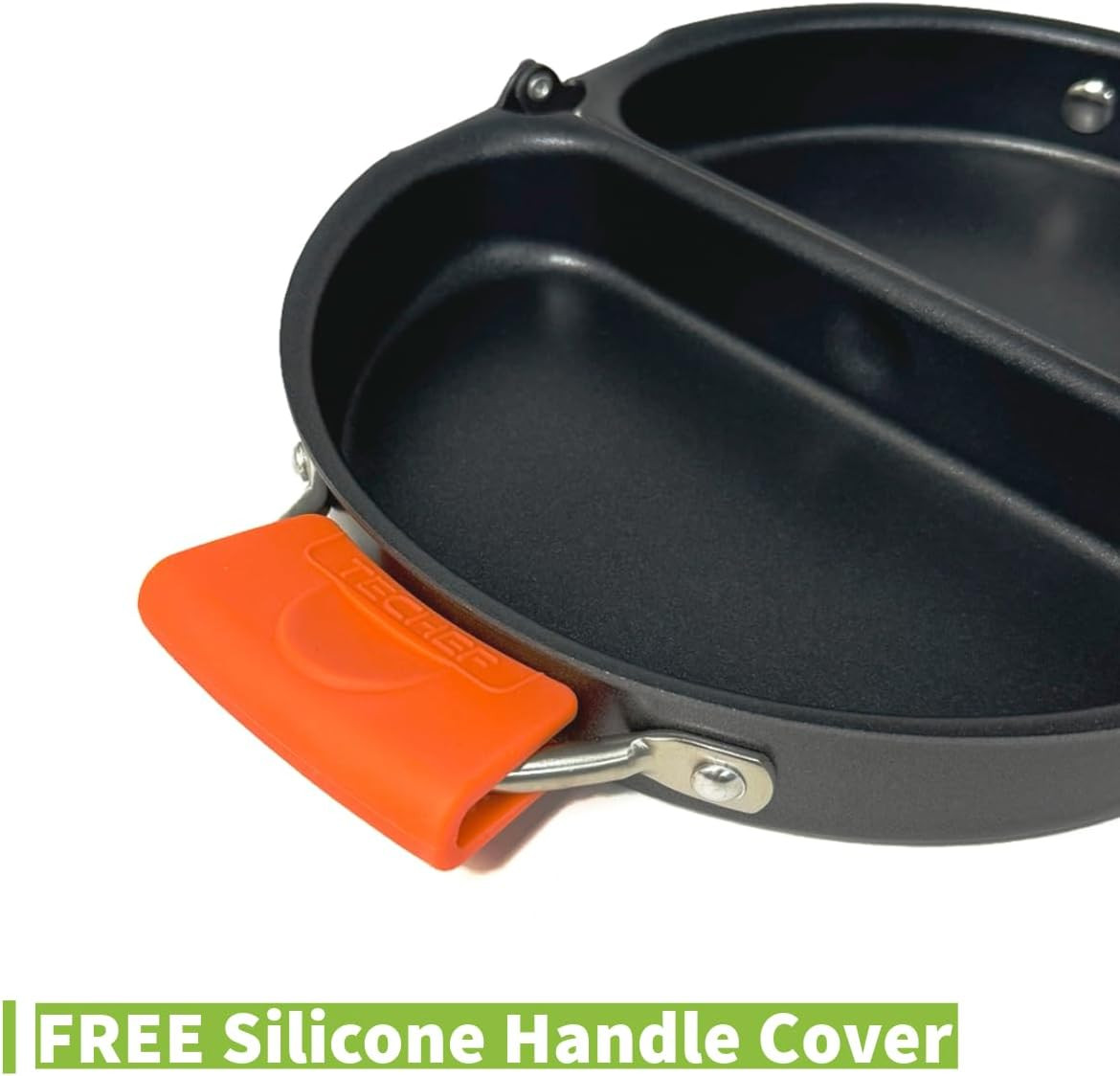 TECHEF – Frittata and Omelette Pan, Nonstick Double Sided Folding Egg Pan, Made