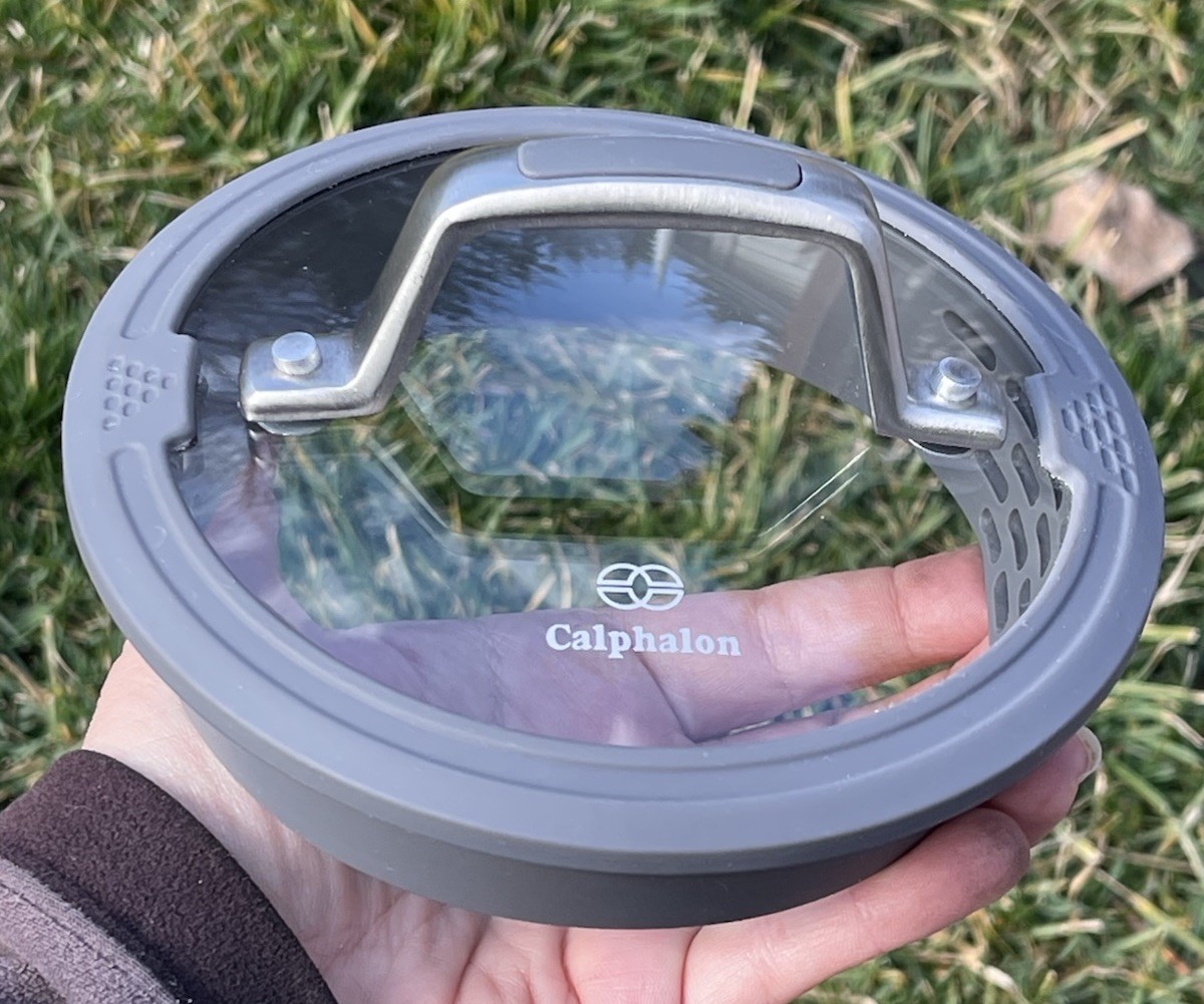 Calphalon Replacement Lid Glass & Silicone Strainer 5.5″ Diameter NICE OEM