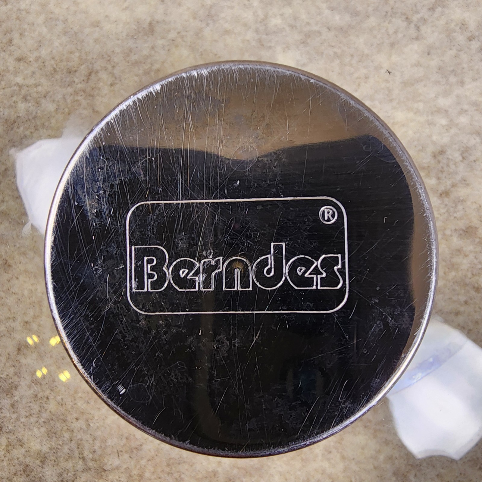 Berndes Glass Lid Round 9 3/8 Inch Stainless Steel Knob
