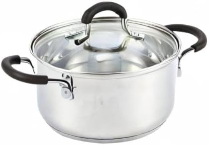 3 Quart Non-Deformable Stainless Steel Stock Pot – Perfect for Soups and Sauces