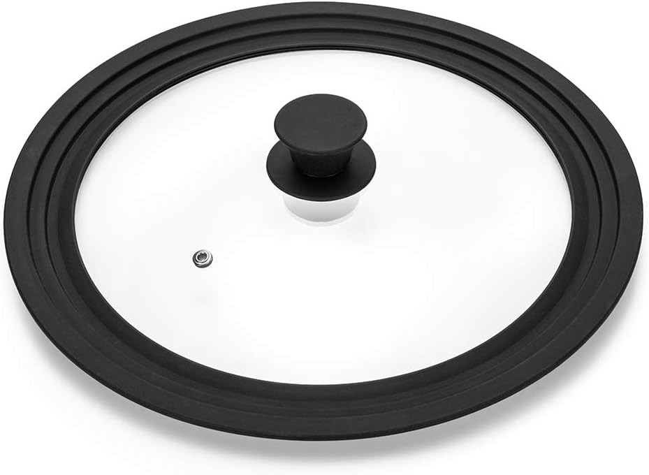 Universal Lid for Pots,Pans and Skillets – Tempered Glass with Heat Resistant