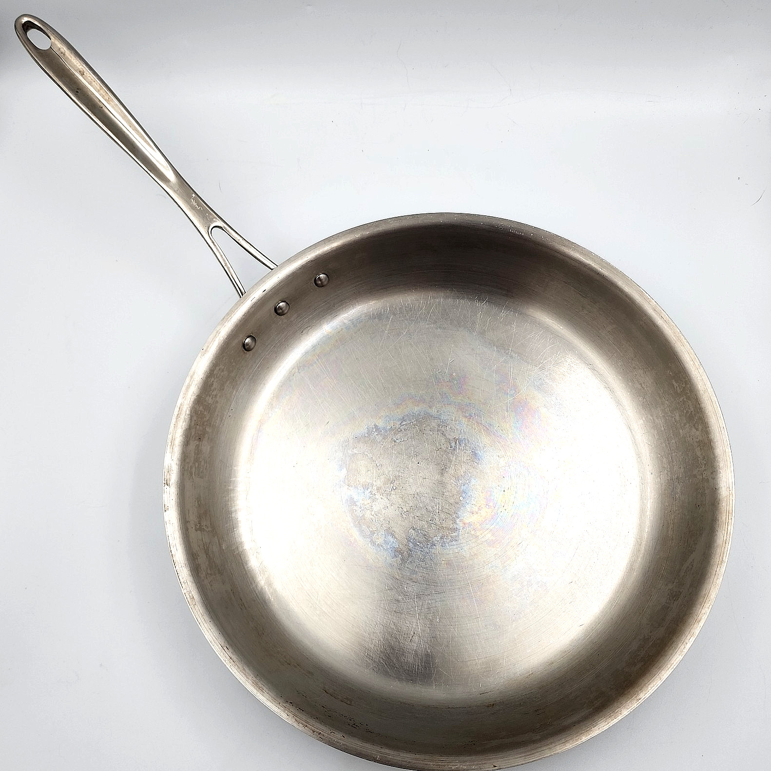 Calphalon 1392 12 Inch Stainless Steel Round Skillet Frying Pan Cookware