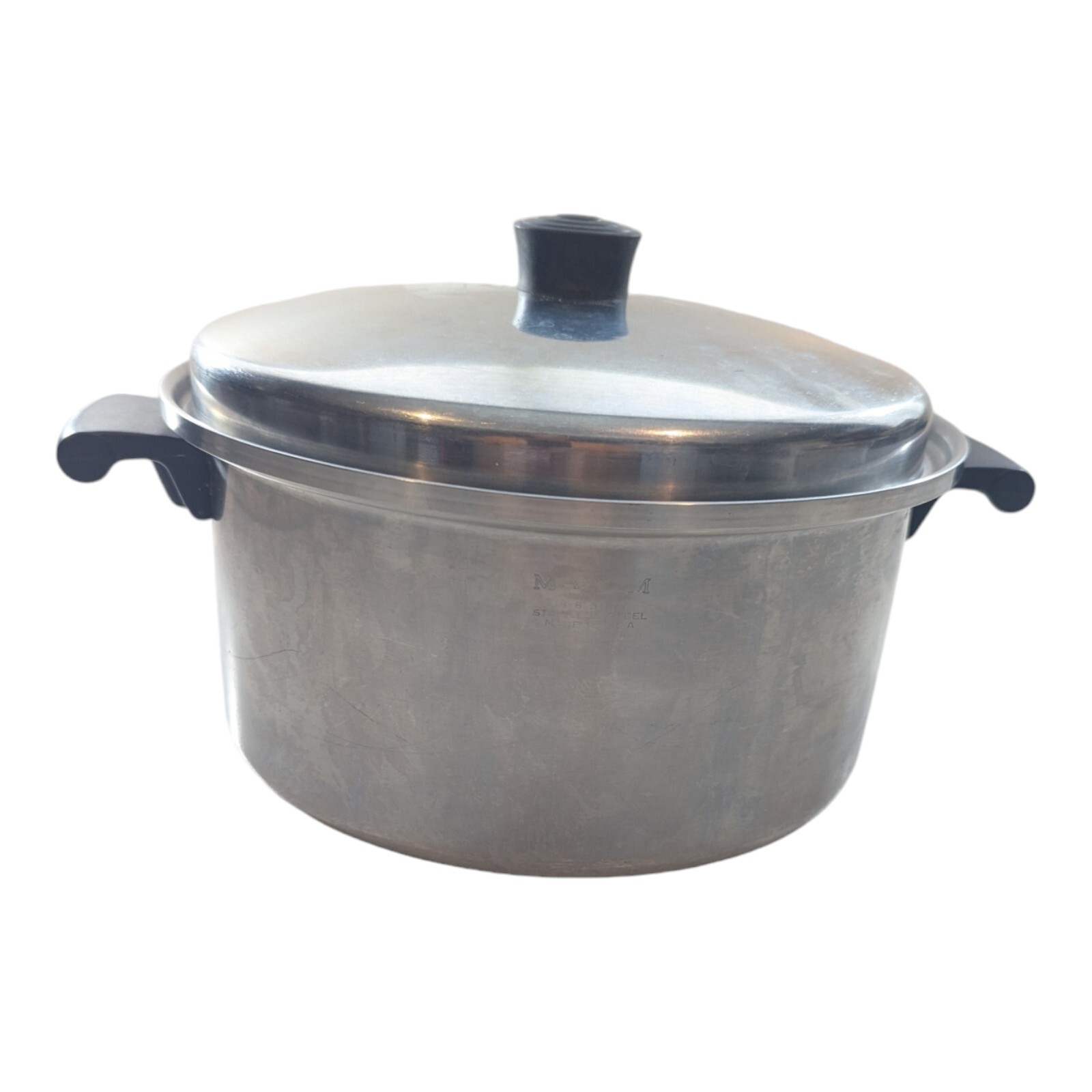 Maxam Stock Pot 18-8 3 Ply Stainless With Lid (Slight Wobble)
