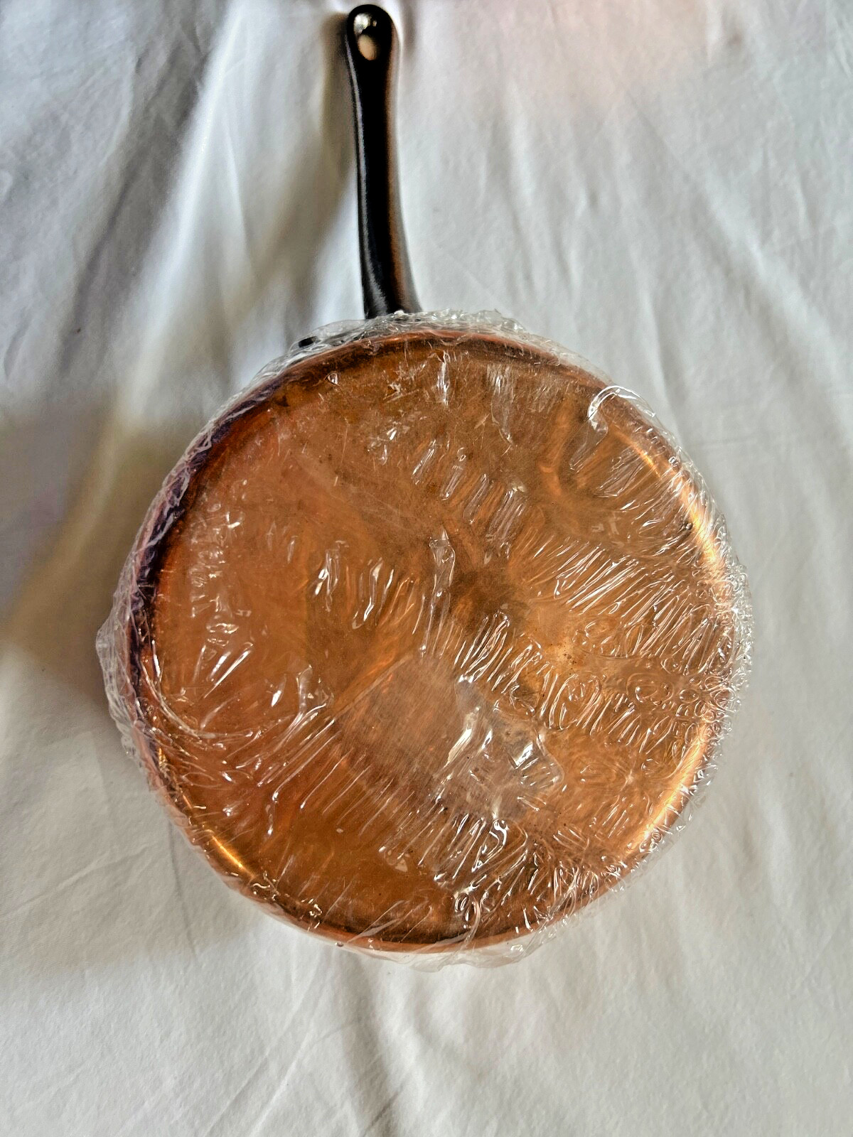 BAUMALU 2 mm Copper Smooth Saute Pan 1.75 qt Alsace France New