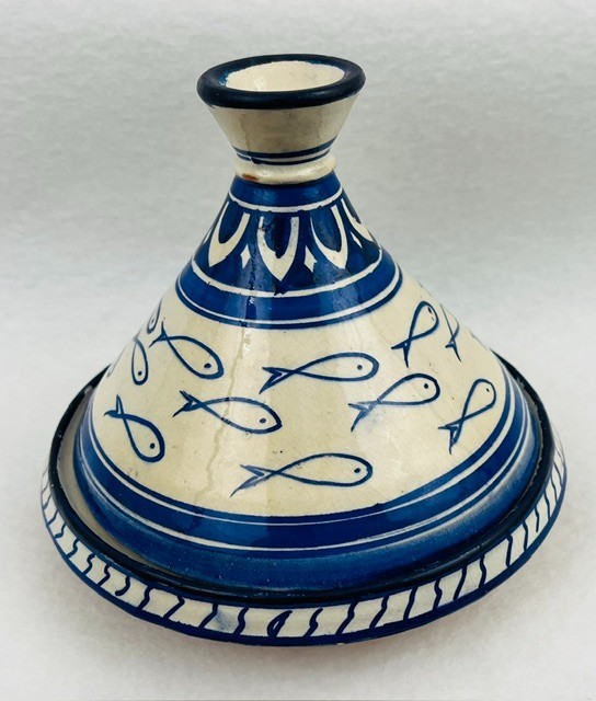 Hand Painted African Tajine