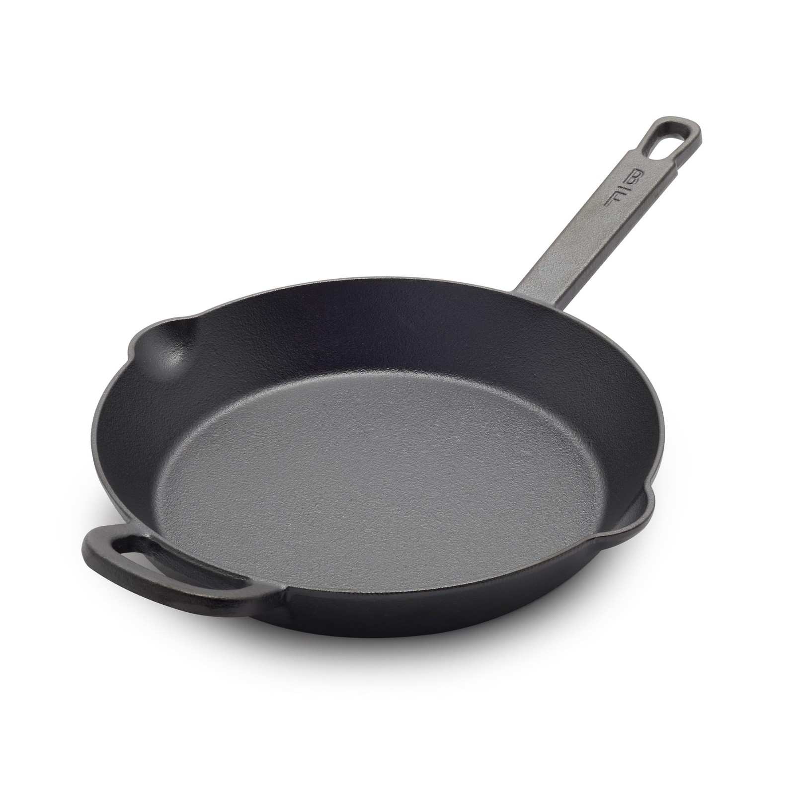 10 in Pre-Seasoned Cast Iron Skillet with Helper Handle Professional