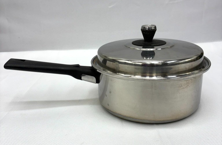 Stainless Steel 3 QT Saucepan Surgical U.S. National Cookware Pot & Lid EC