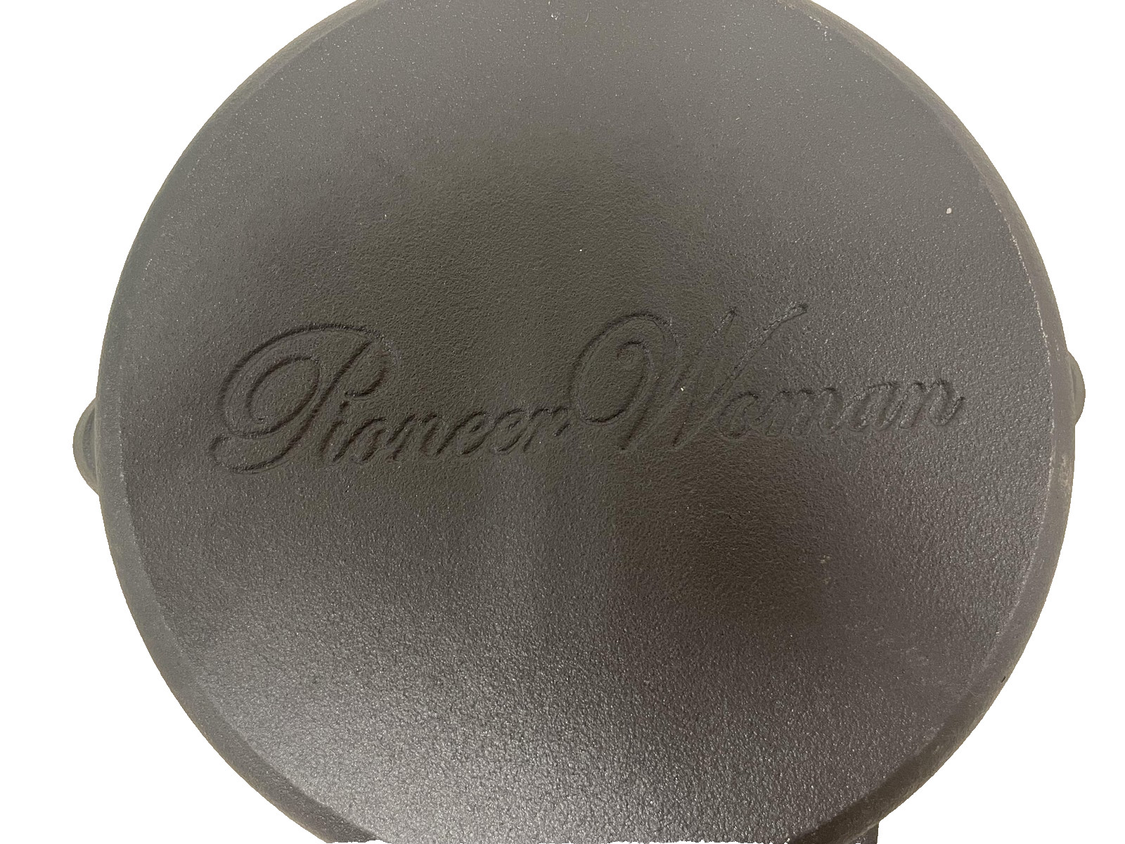 Pioneer Woman Cast Iron Skillet Set Wood Cutting Board 8″ Frying Pan Teal Sleeve