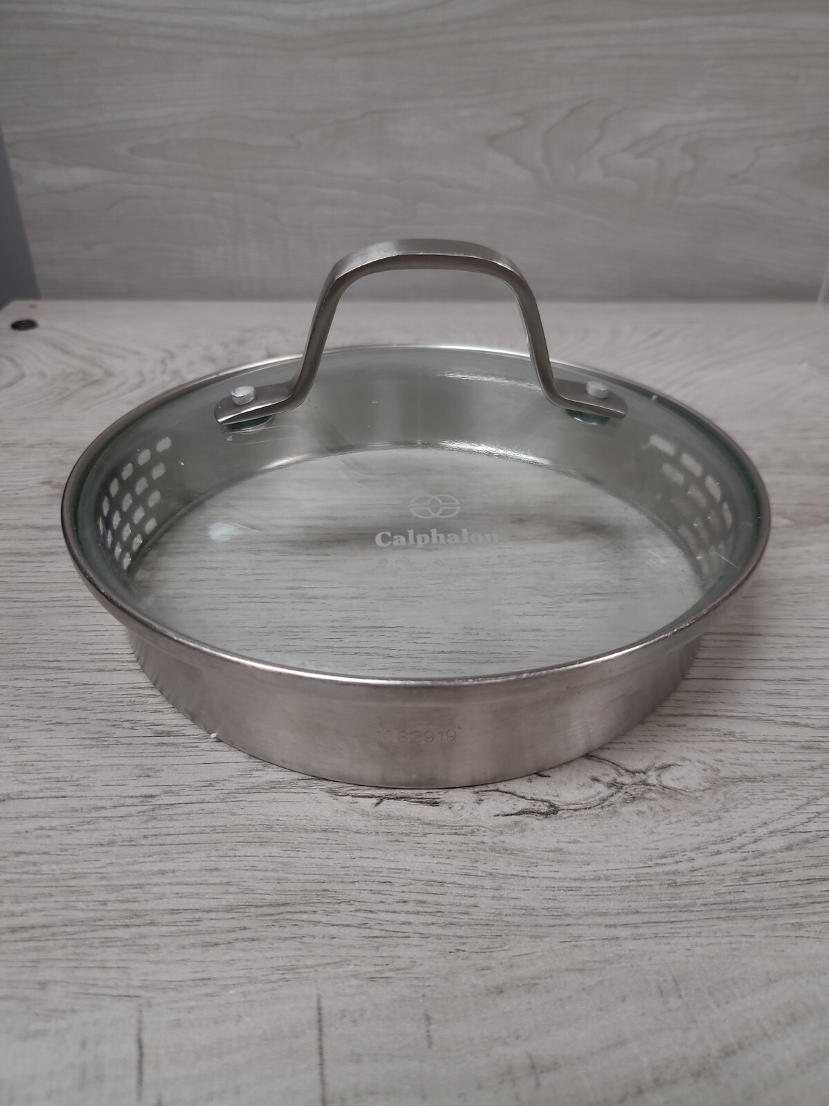 Calphalon Williams Sonoma 7″ Vented Glass & Stainless Replacement Lid Only
