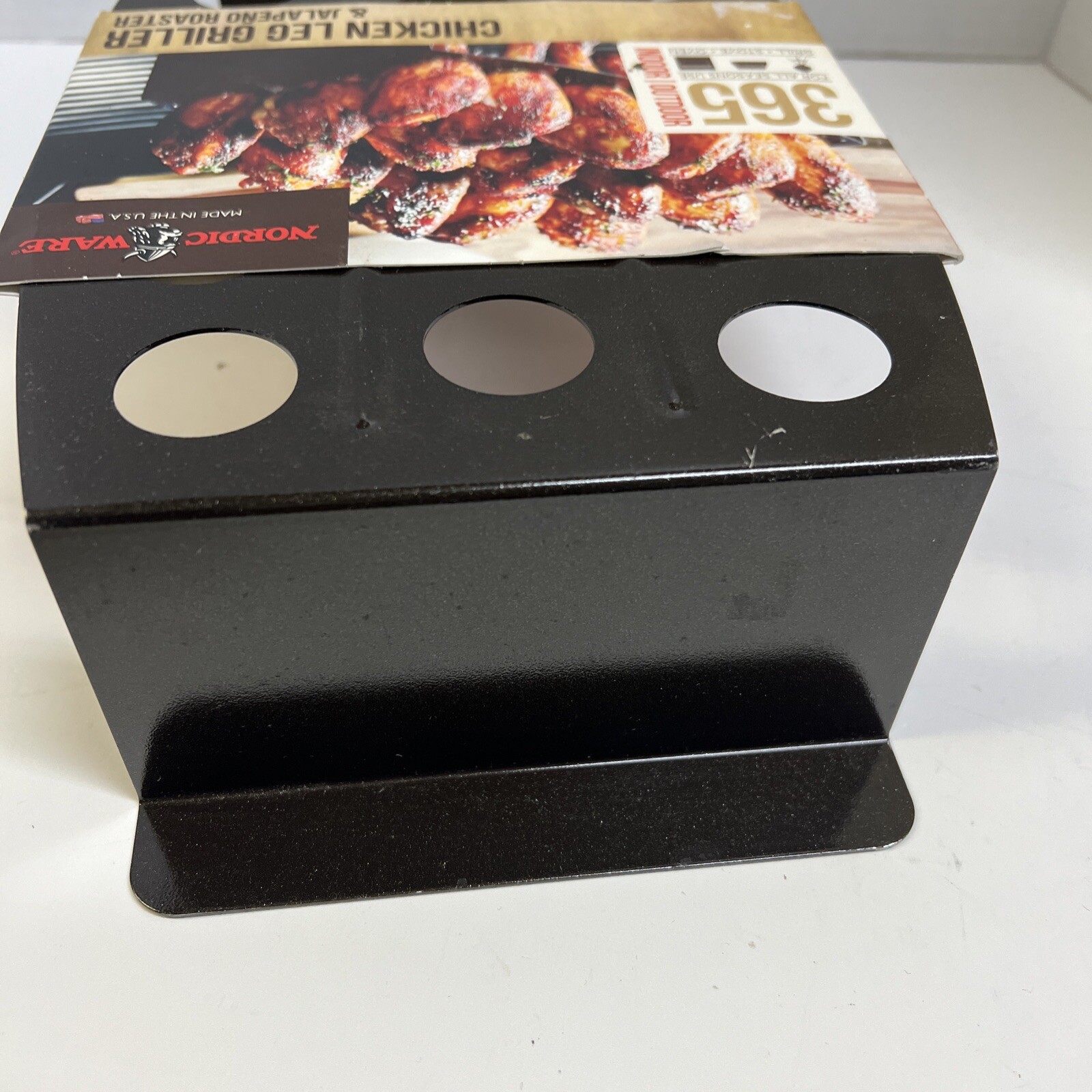 Nordic Ware USA Chicken Leg Griller & Jalapeno Roaster BBQ Indoor Outdoor New