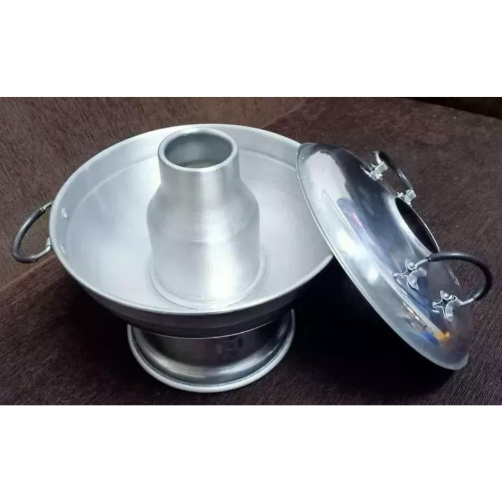 Thai Tom Yum Hot Pot Aluminum 22cm Flamingo Chimney Steamboat With Lid