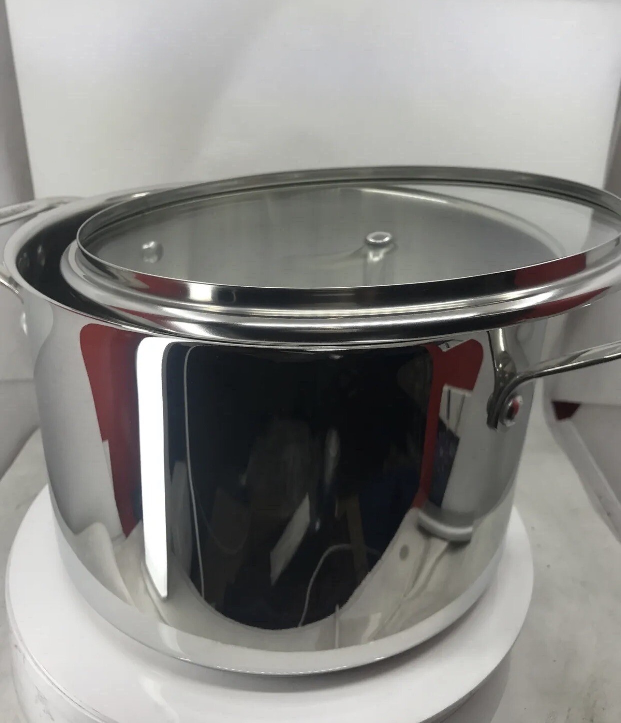 CUISINART PROFESSIONAL SERIES 5.75 STOCK POT #7665-22G W/ GLASS LID -New