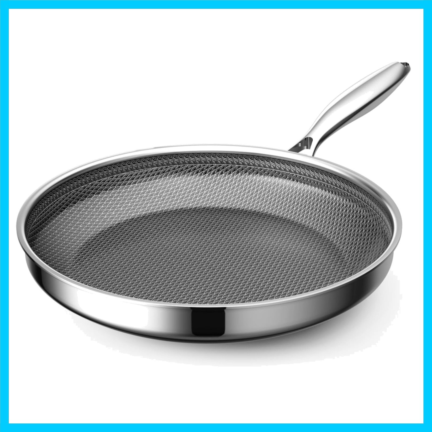 Hybrid Nonstick 12 Inch Frying Pan,Non stick Frying Pan,Stay-Cool Handle, Dis…