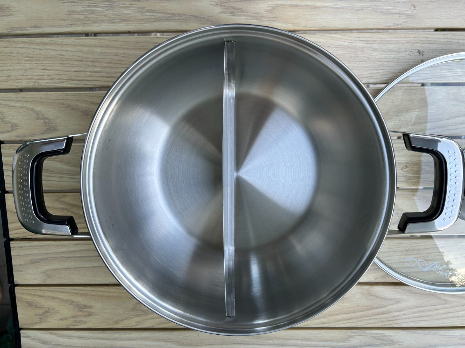 Zebra Brand Shabu Hot Pot 2 Compartments Cookware 26 cm