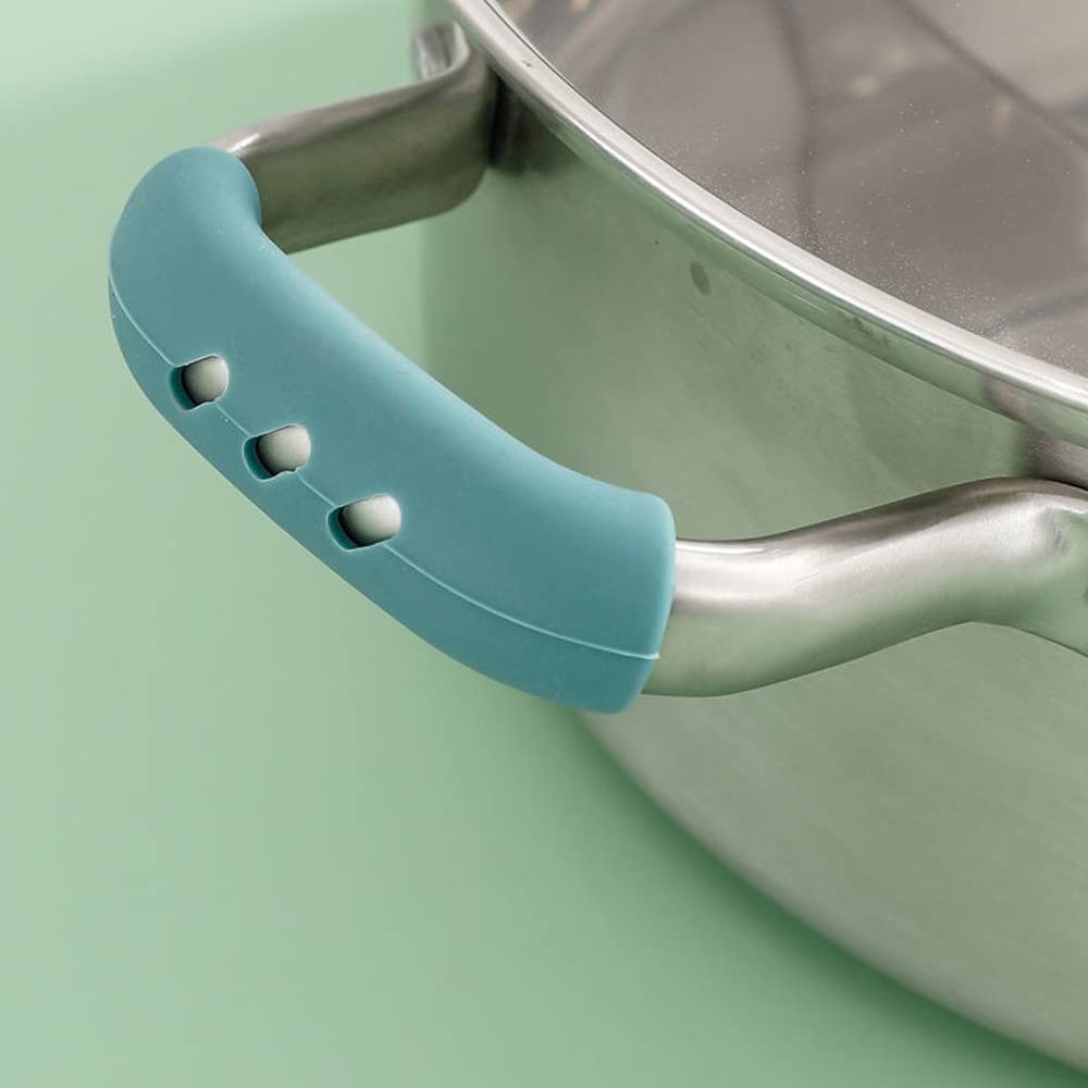 Silicone Pot Handle Covers, Heat Resistant, Non-Slip for Cast Iron Skillet