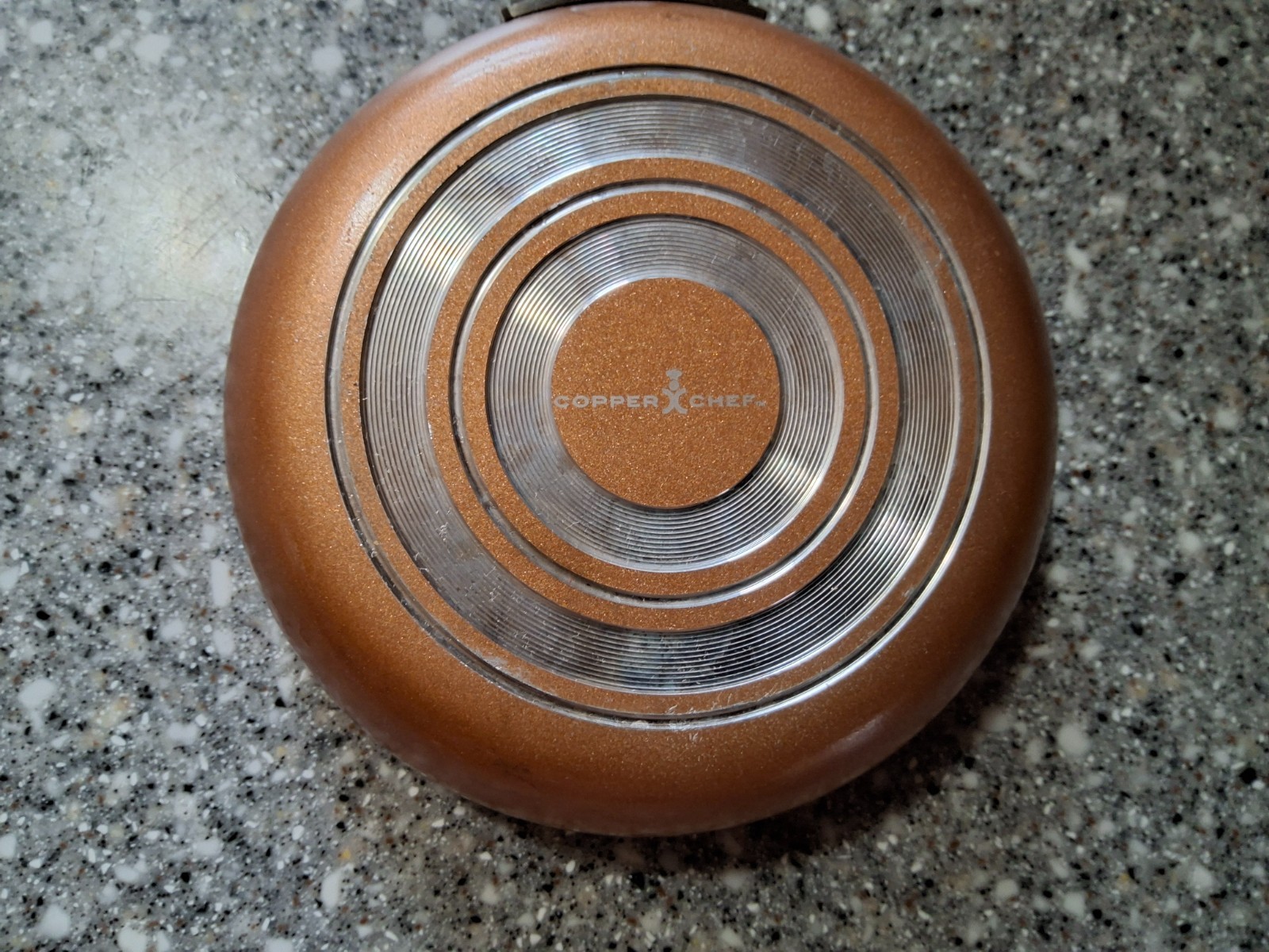Rare Copper Chef 5 inch mini egg frying Pan As Seen On TV