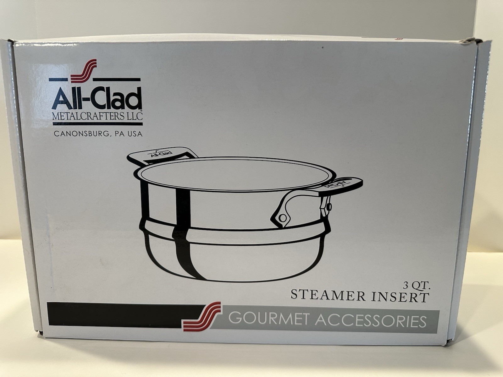 All-Clad Steamer Insert 8″ Diameter For 3Qt & 4 Qt Sauce Pans, Soup Pot