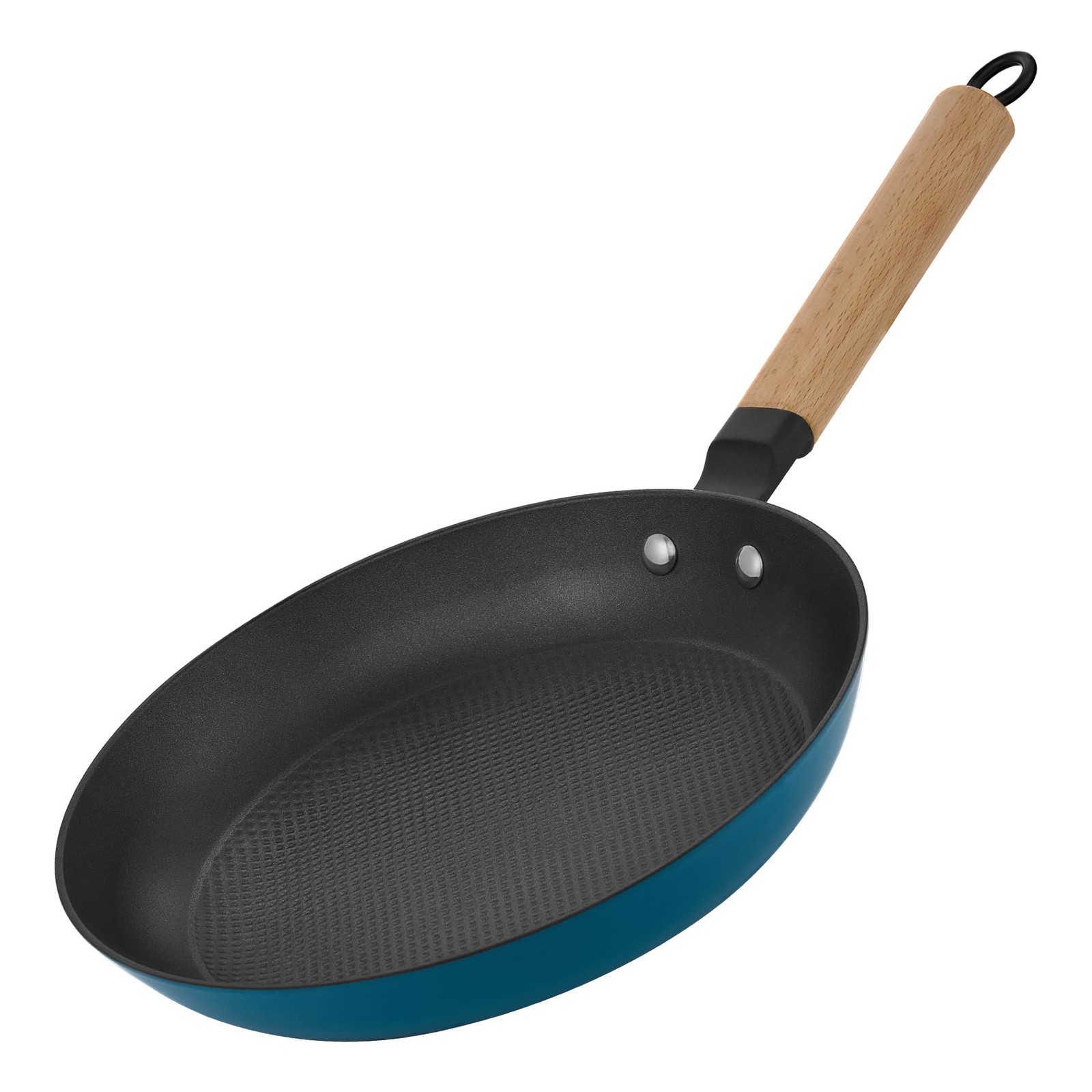 Nonstick Frying Pan, 8 inch Enameled Cast Iron Pan Kitchen Healthy Egg Fry Pa…