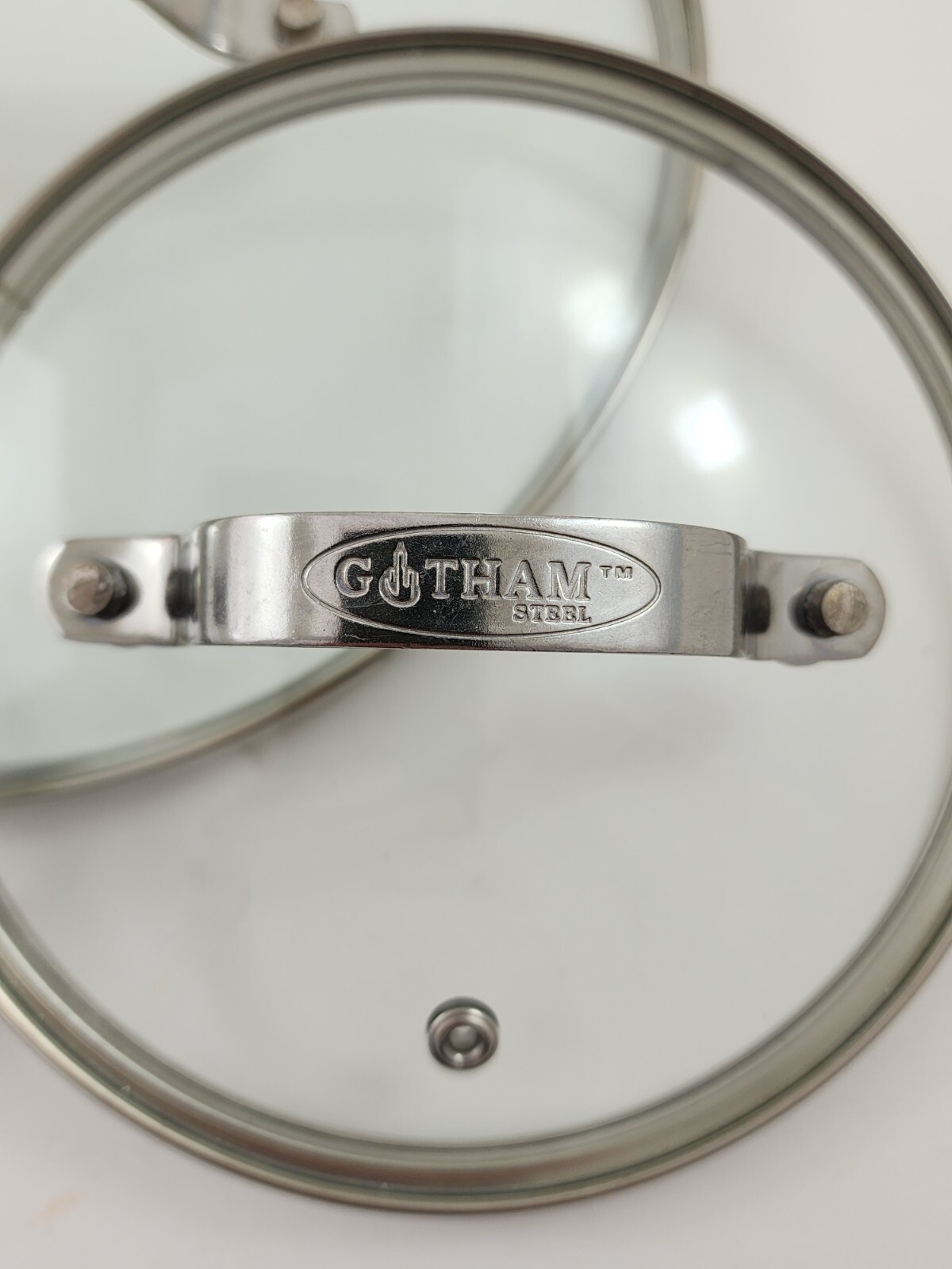 Gotham Steel Replacement Lid 9.25″ 7″ 6″ Tempered Glass Stainless Steel Set 3