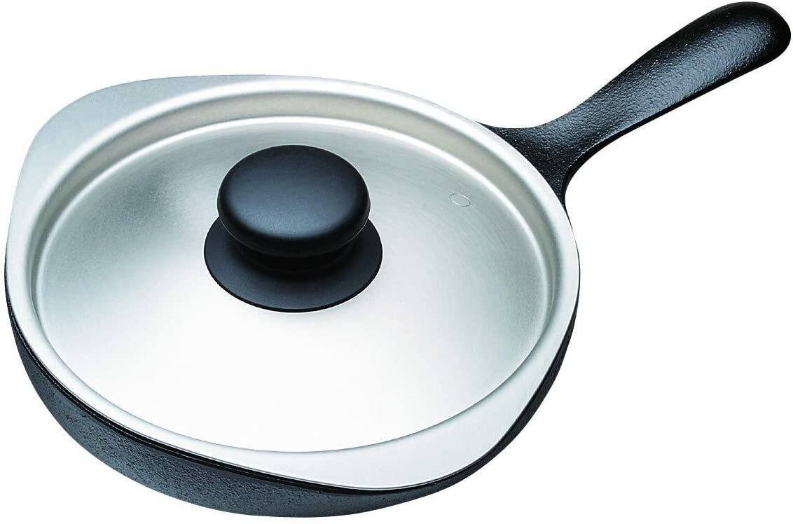 Yanagi Design Made in Japan 8.66 “Frying pan IH compatible Nanbu Tekki with lid
