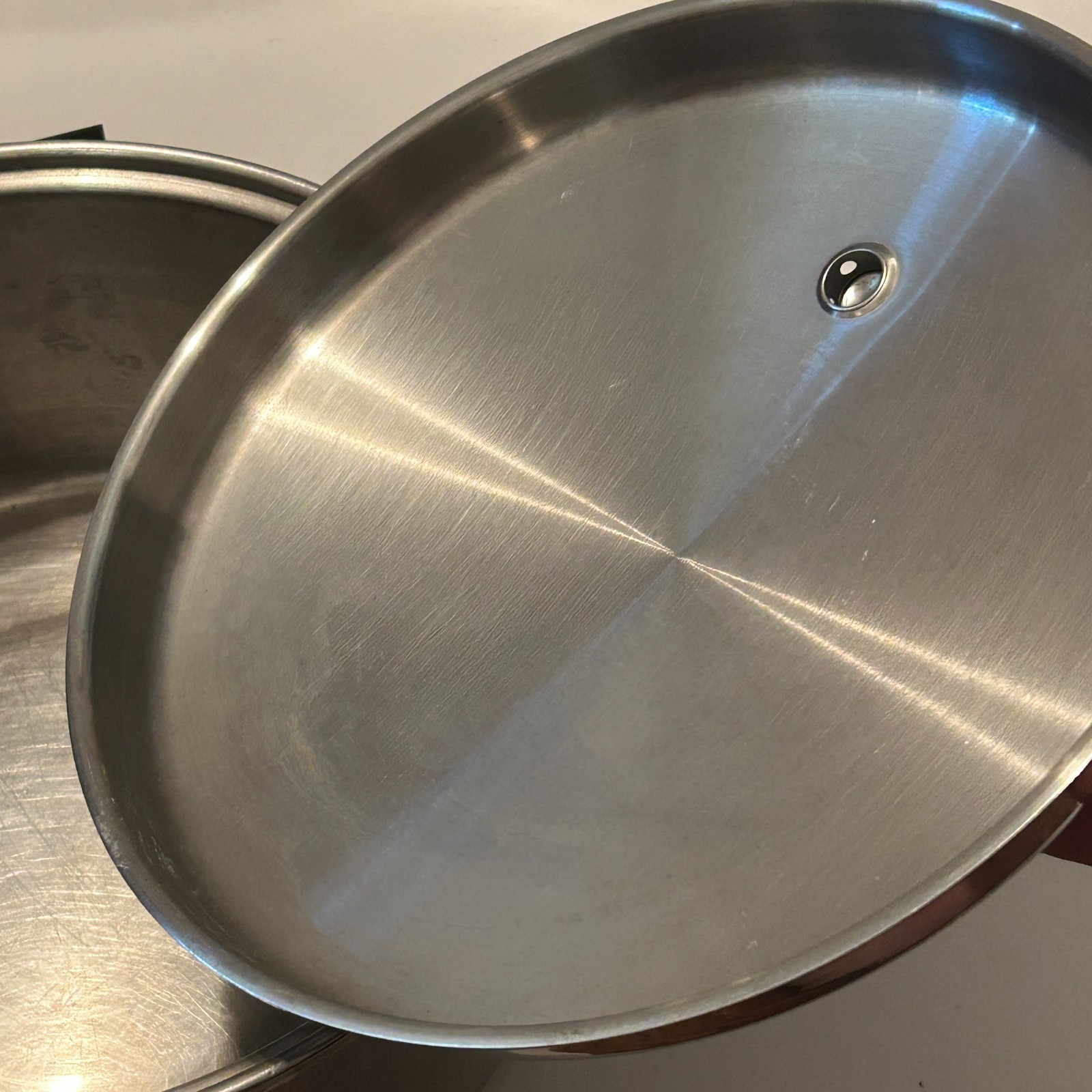 Saladmaster Stainless Steel 18-8 Tri Clad 6 Quart Stock Pot with Vapo Lid USA