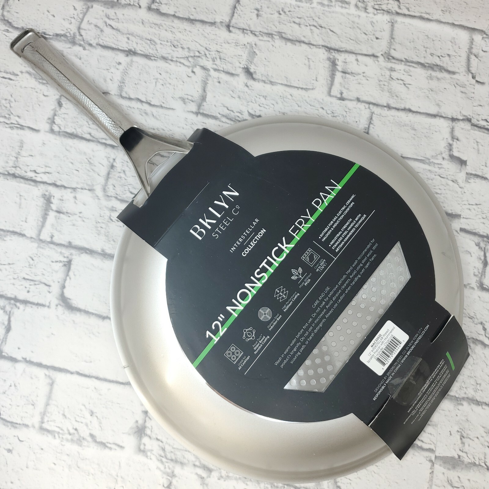BKLYN Steel Co. Interstellar Flared Sparkle Cookware Aluminum Fry Pan 12″