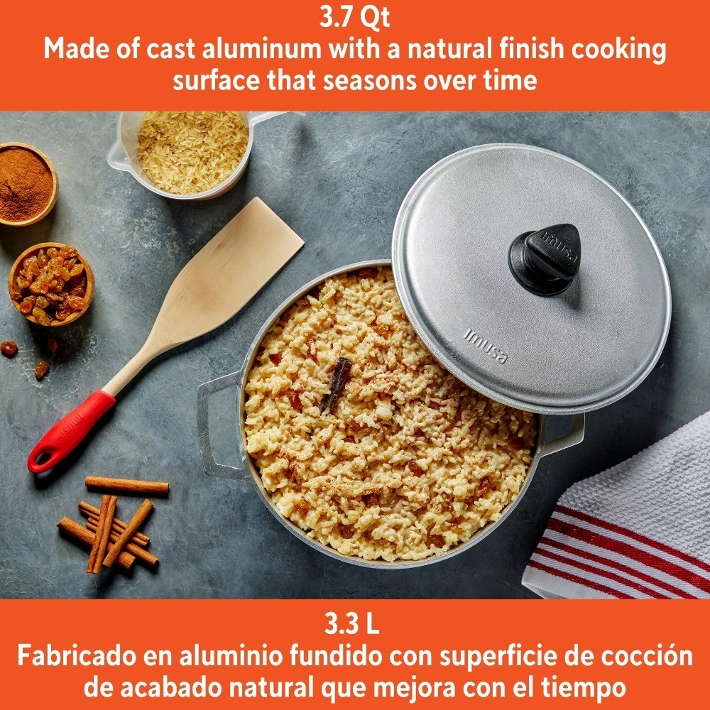 3.7qt Cast Aluminum Caldero – 24cm