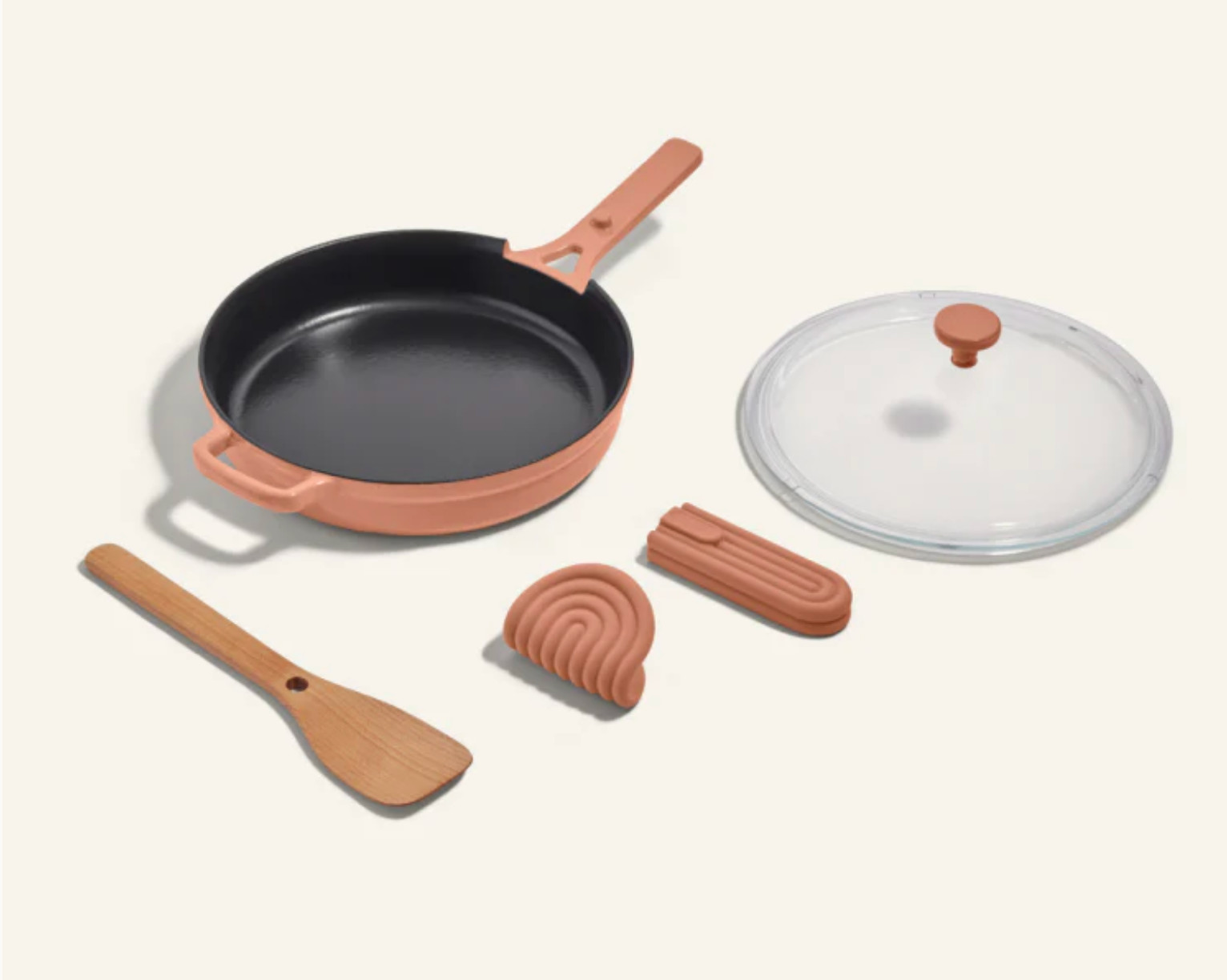 Our Place Cast Iron Always Pan 10.5 Inch 8-in-1 multifunctionality Spice READ DE