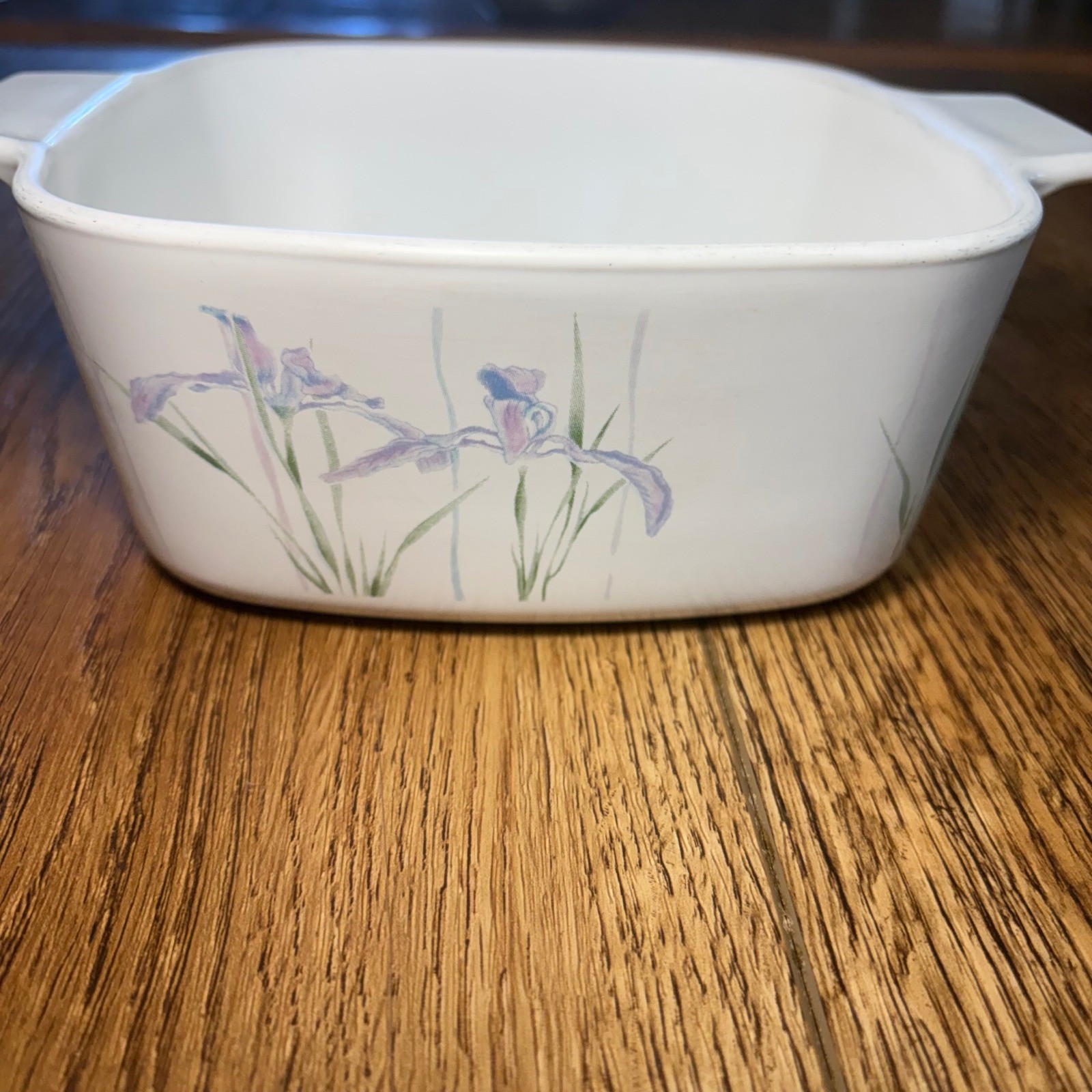 Vintage Corning Ware Shadow Iris A-1.5-B 1 1/2 Liter Casserole Dish USA Cottage