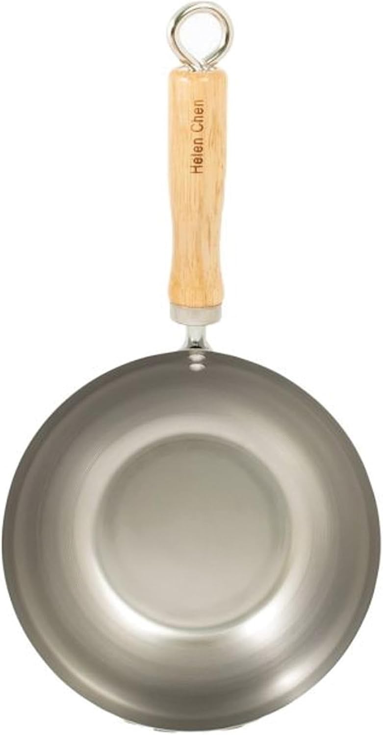 Wok, Carbon Steel, 8-Inch, for Single-Serve or Smaller Portions