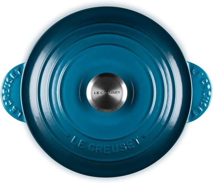 Le Creuset Cocotte Every 20 Rice Pot 20cm 2.8L Cast Iron Deep Teal Japan NEW