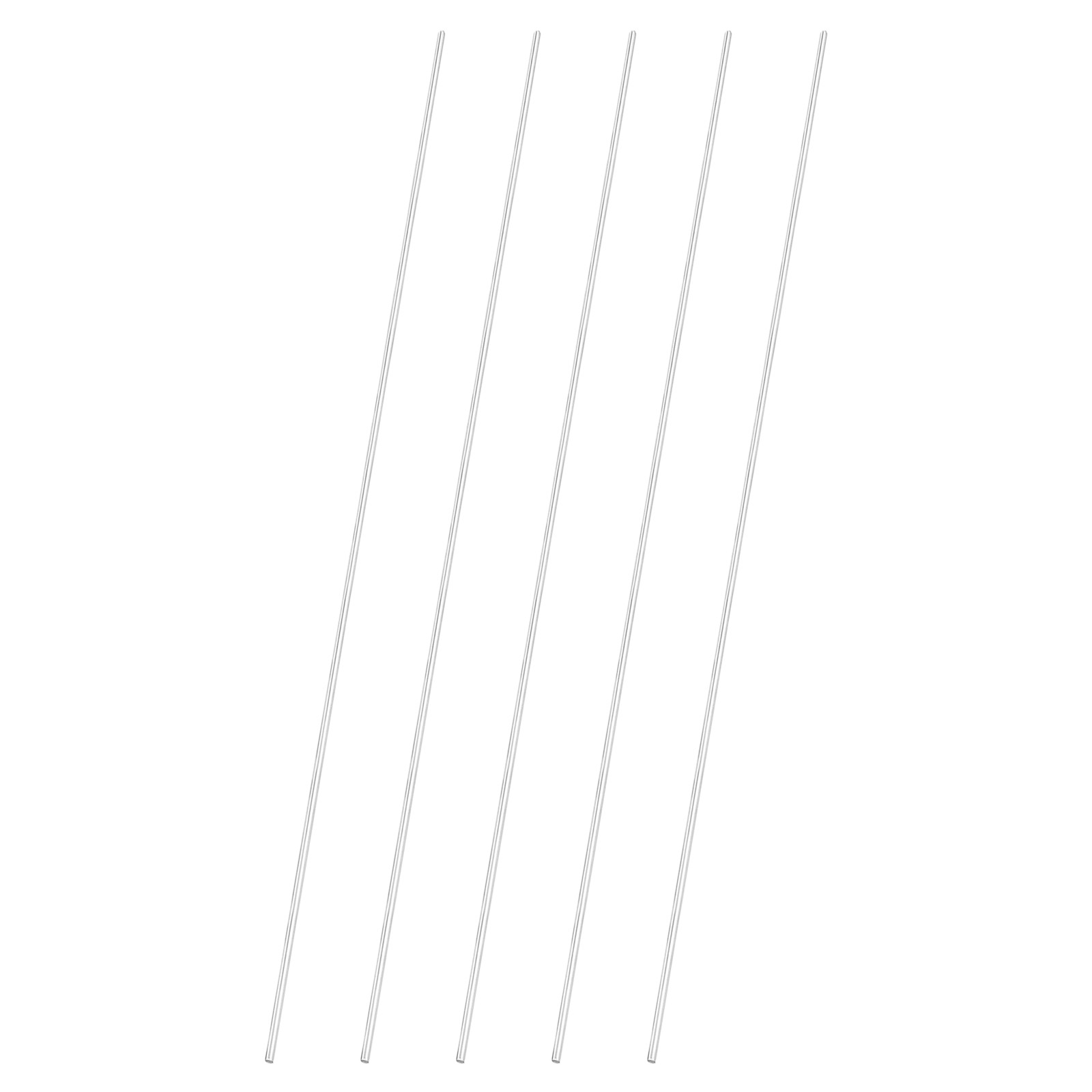 5pcs 304 Stainless Steel Round Shafts, 1/8″ x 16″ for DIY